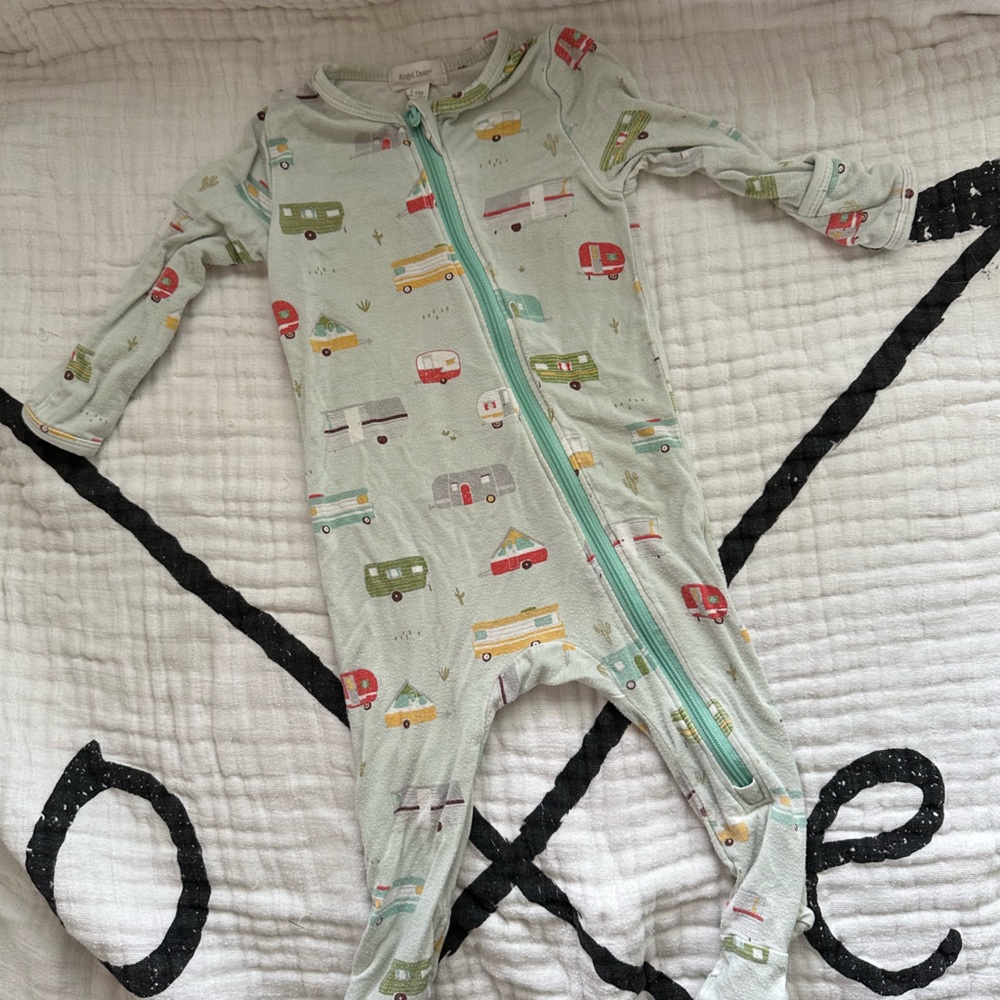 Angel Dear Mint bamboo camper Jammie’s